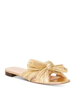 Women's Daphne Pleated Slide Sandals - Loeffler Randall