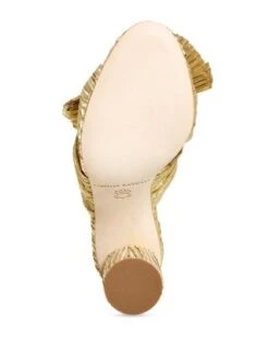 Women's Penny Pleated High Heel Slide Sandals - Loeffler Randall -Loeffler Randall 11385704 fpx