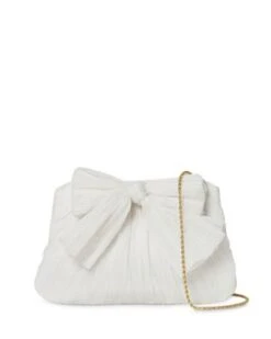 Rayne Small Pleated Bow Frame Clutch - Loeffler Randall -Loeffler Randall 12028360 fpx