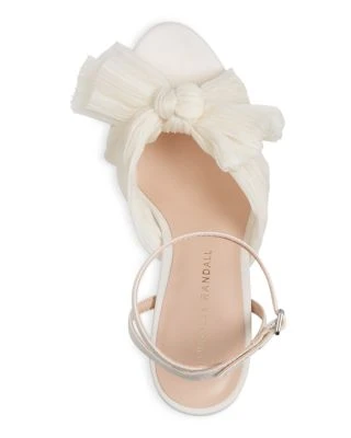 Women's Natalia Pleated Platform High Block Heel Sandals - Loeffler Randall 15 Women's Natalia Pleated Platform High Block Heel Sandals - Loeffler Randall - Image 13