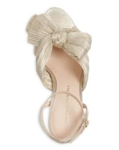 Women's Natalia Pleated Platform High Block Heel Sandals - Loeffler Randall 20 Women's Natalia Pleated Platform High Block Heel Sandals - Loeffler Randall -Loeffler Randall 12157684 fpx