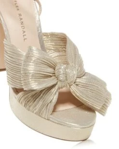 Women's Natalia Pleated Platform High Block Heel Sandals - Loeffler Randall 22 Women's Natalia Pleated Platform High Block Heel Sandals - Loeffler Randall -Loeffler Randall 12157686 fpx