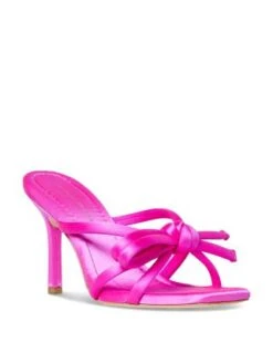 Women's Margi Square Toe Tied Bow High Heel Sandals - Loeffler Randall