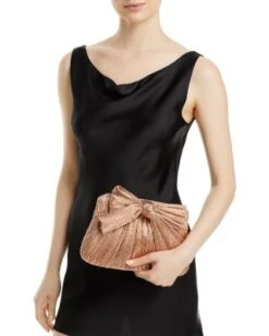 Rayne Small Pleated Bow Frame Clutch - Loeffler Randall -Loeffler Randall 12705228 fpx
