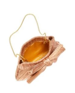 Rayne Small Pleated Bow Frame Clutch - Loeffler Randall -Loeffler Randall 12705229 fpx