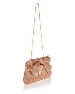 Rayne Small Pleated Bow Frame Clutch - Loeffler Randall -Loeffler Randall 12705230 fpx
