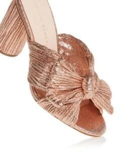 Women's Penny Pleated High Heel Slide Sandals - Loeffler Randall -Loeffler Randall 12819960 fpx