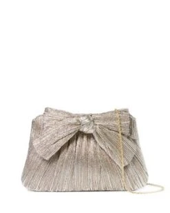 Rayne Small Pleated Bow Frame Clutch - Loeffler Randall -Loeffler Randall 12923646 fpx