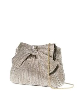 Rayne Small Pleated Bow Frame Clutch - Loeffler Randall -Loeffler Randall 12923647 fpx