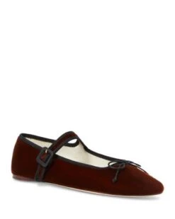 Women's Chiara Ankle Strap Bow Flats - Loeffler Randall