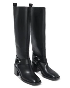 Women's Audrey Square Toe Block Heel Tall Boots - Loeffler Randall 18 Women's Audrey Square Toe Block Heel Tall Boots - Loeffler Randall -Loeffler Randall 13098737 fpx