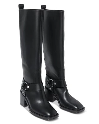 Women's Audrey Square Toe Block Heel Tall Boots - Loeffler Randall 10 Women's Audrey Square Toe Block Heel Tall Boots - Loeffler Randall - Image 8