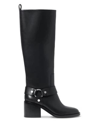 Women's Audrey Square Toe Block Heel Tall Boots - Loeffler Randall 9 Women's Audrey Square Toe Block Heel Tall Boots - Loeffler Randall - Image 7