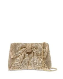 Jolene Diamante Small Bow Clutch - Loeffler Randall