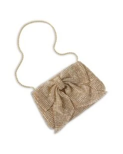 Jolene Diamante Small Bow Clutch - Loeffler Randall -Loeffler Randall 13242149 fpx