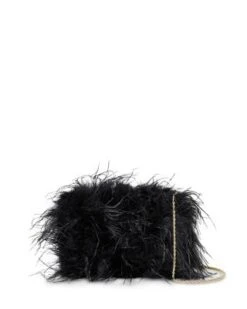Zahara Mini Feather Clutch - Loeffler Randall