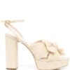 Women Loeffler Randall Natalia Platfrom Bow Sandals