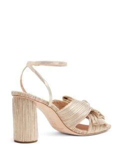 Women Loeffler Randall Camellia Pleated Knot 90mm Sandals -Loeffler Randall 19441759 44836080 1000