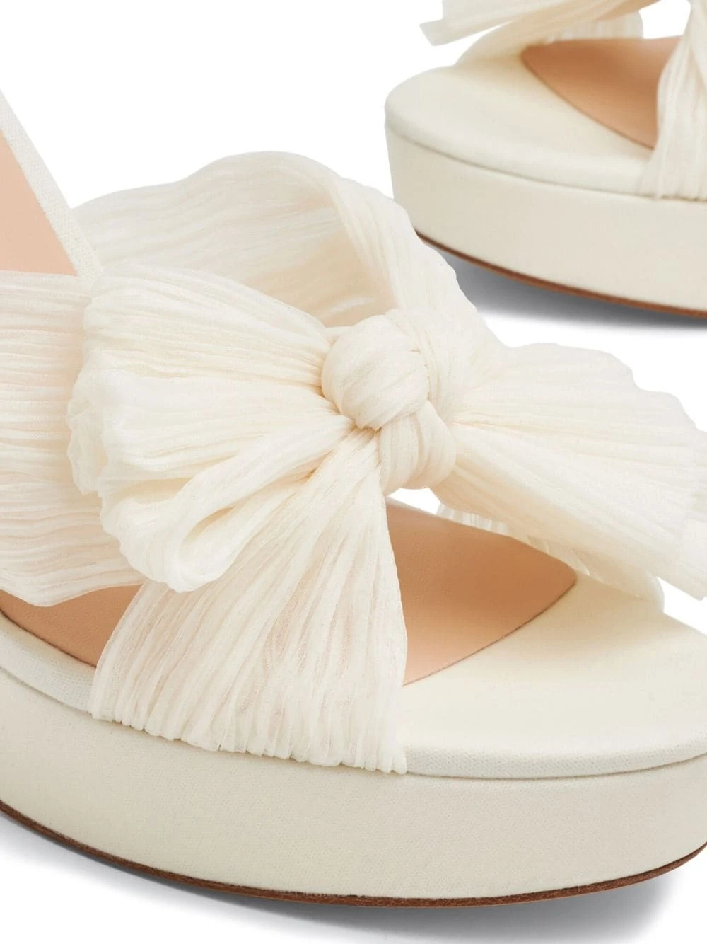 Women Loeffler Randall Natalia Pleated Knot 100mm Sandals 6 Women Loeffler Randall Natalia Pleated Knot 100mm Sandals - Image 4