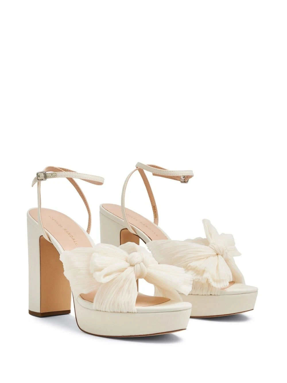 Women Loeffler Randall Natalia Pleated Knot 100mm Sandals 4 Women Loeffler Randall Natalia Pleated Knot 100mm Sandals - Image 2