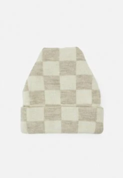 Loeffler Randall Checker Beanie - Beanie - Cream