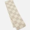 Loeffler Randall Checker Scarf - Scarf - Oatmeal Plaid