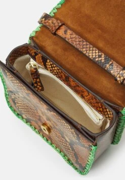 Loeffler Randall Lisel Crossbody With Buckle Closure - Across Body Bag - Brown/Emerald 9 Loeffler Randall Lisel Crossbody With Buckle Closure - Across Body Bag - Brown/Emerald -Loeffler Randall 604a4bab06874907a782baa2c32f0cb9