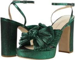 Loeffler Randall Natalia Pleated Platform Sandals