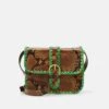 Loeffler Randall Lisel Crossbody With Buckle Closure - Across Body Bag - Brown/Emerald 1 Loeffler Randall Lisel Crossbody With Buckle Closure - Across Body Bag - Brown/Emerald -Loeffler Randall 8766174292ae4637a4037d4867608907