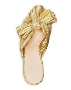 Women's Penny Pleated High Heel Slide Sandals - Loeffler Randall -Loeffler Randall 9831942 fpx