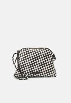 Loeffler Randall Mallory Crossbody - Across Body Bag - Chocolate/White