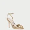 Loeffler Randall Ada Gold Knot Heeled Sandal -Loeffler Randall ADA ML GOLD 1