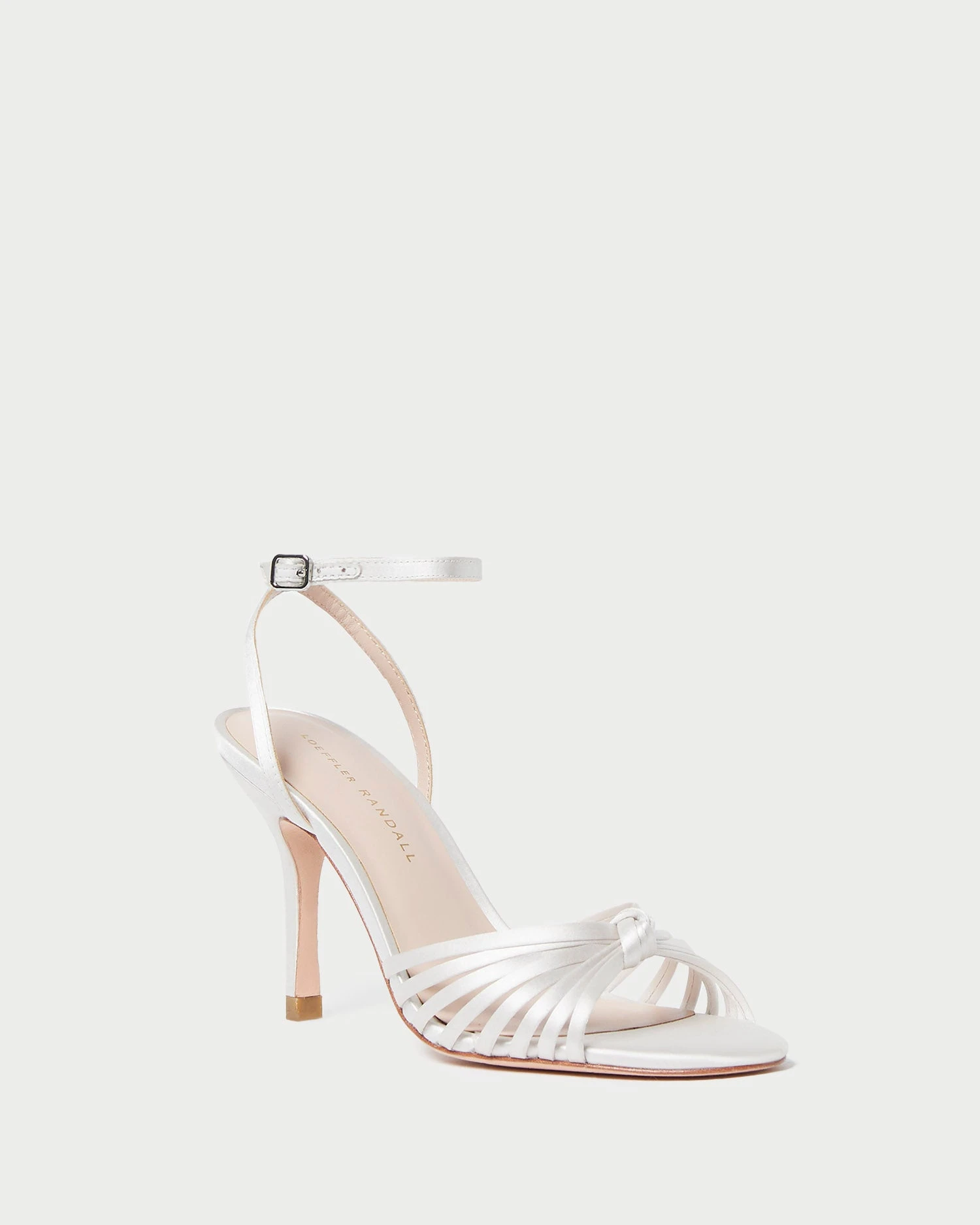 Loeffler Randall Ada Cream Knot Heeled Sandal 3 Loeffler Randall Ada Cream Knot Heeled Sandal