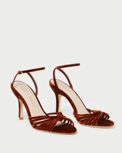 Loeffler Randall Ada Sienna Knot Heeled Sandal -Loeffler Randall ADA VL SIENA 4