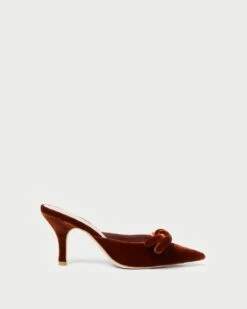 Loeffler Randall Amyra Sienna Bow Kitten Mule -Loeffler Randall AMYRA VL SIENA 2