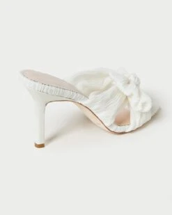 Loeffler Randall Claudia Pearl Pleated Bow Mule -Loeffler Randall CLAUDIA PLFV PEARL 4 1