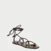 Loeffler Randall Colleen Chocolate Knot Lace-Up Sandal -Loeffler Randall COLEEN NB CHOCO 1