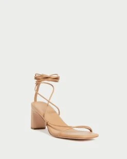 Loeffler Randall Cosette Dune Ankle Wrap Heel