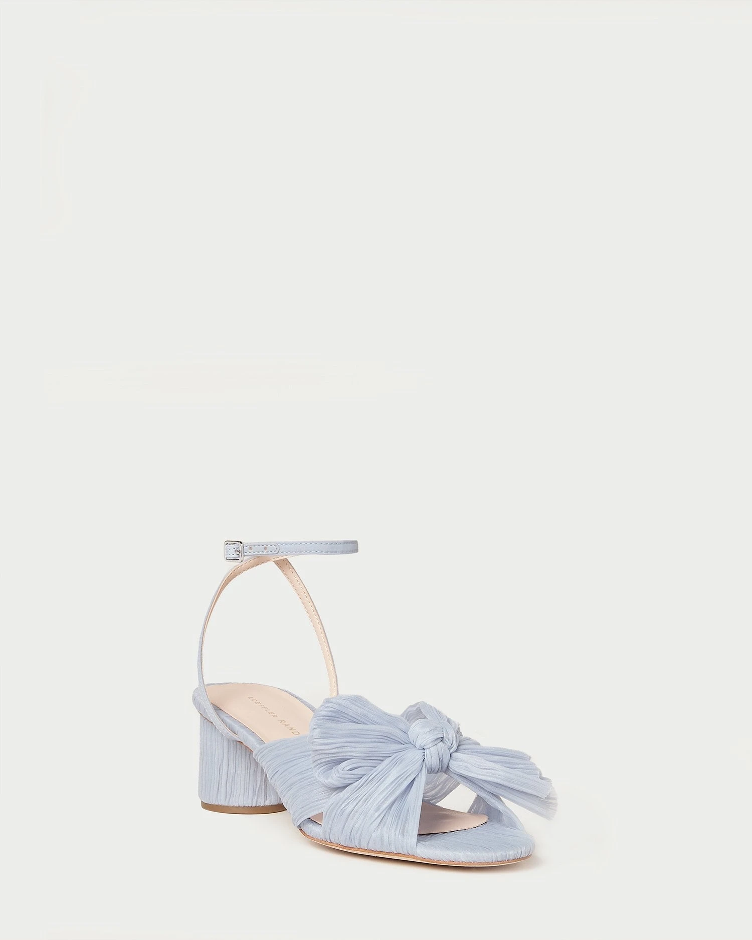 Loeffler Randall Dahlia Blue Pleated Bow Heel 3 Loeffler Randall Dahlia Blue Pleated Bow Heel