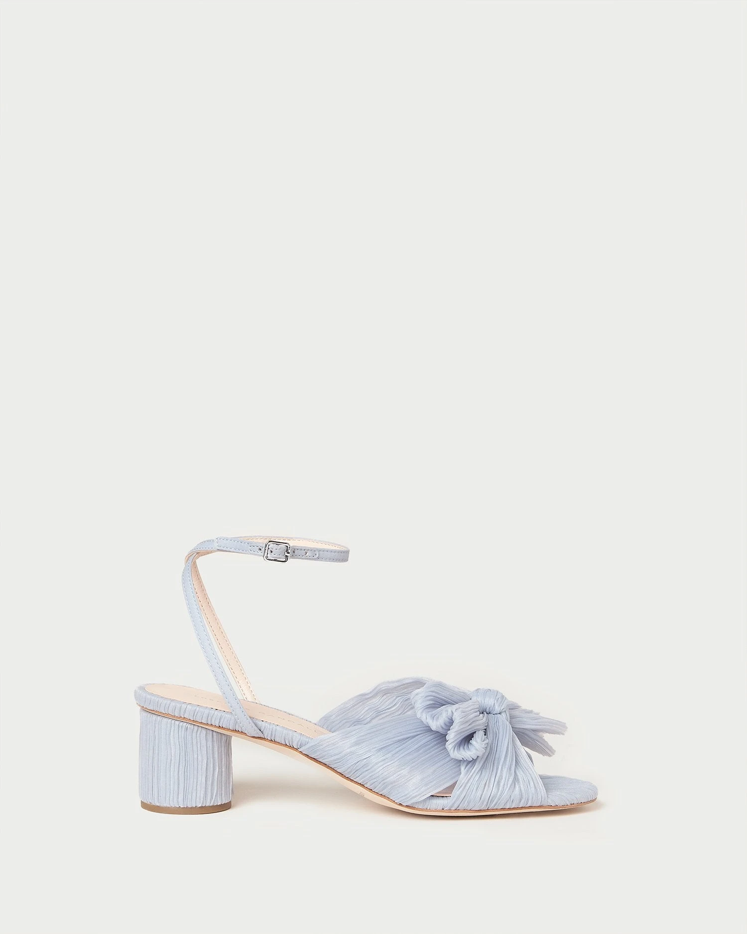 Loeffler Randall Dahlia Blue Pleated Bow Heel 5 Loeffler Randall Dahlia Blue Pleated Bow Heel - Image 3