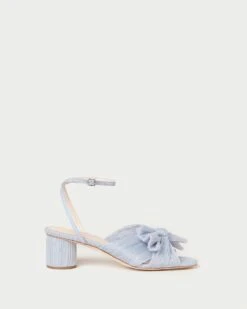 Loeffler Randall Dahlia Blue Pleated Bow Heel -Loeffler Randall DAHILA PLFA BLUE 2 f737e307 94c3 4b4a bc0b 3762c058ed63