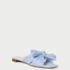 Loeffler Randall Daphne Blue Bow Slide -Loeffler Randall DAPHNE PLFA BLUE 1