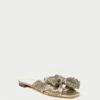 Loeffler Randall Daphne Dark Gold Bow Slide -Loeffler Randall DAPHNE PLFM DAGO 1
