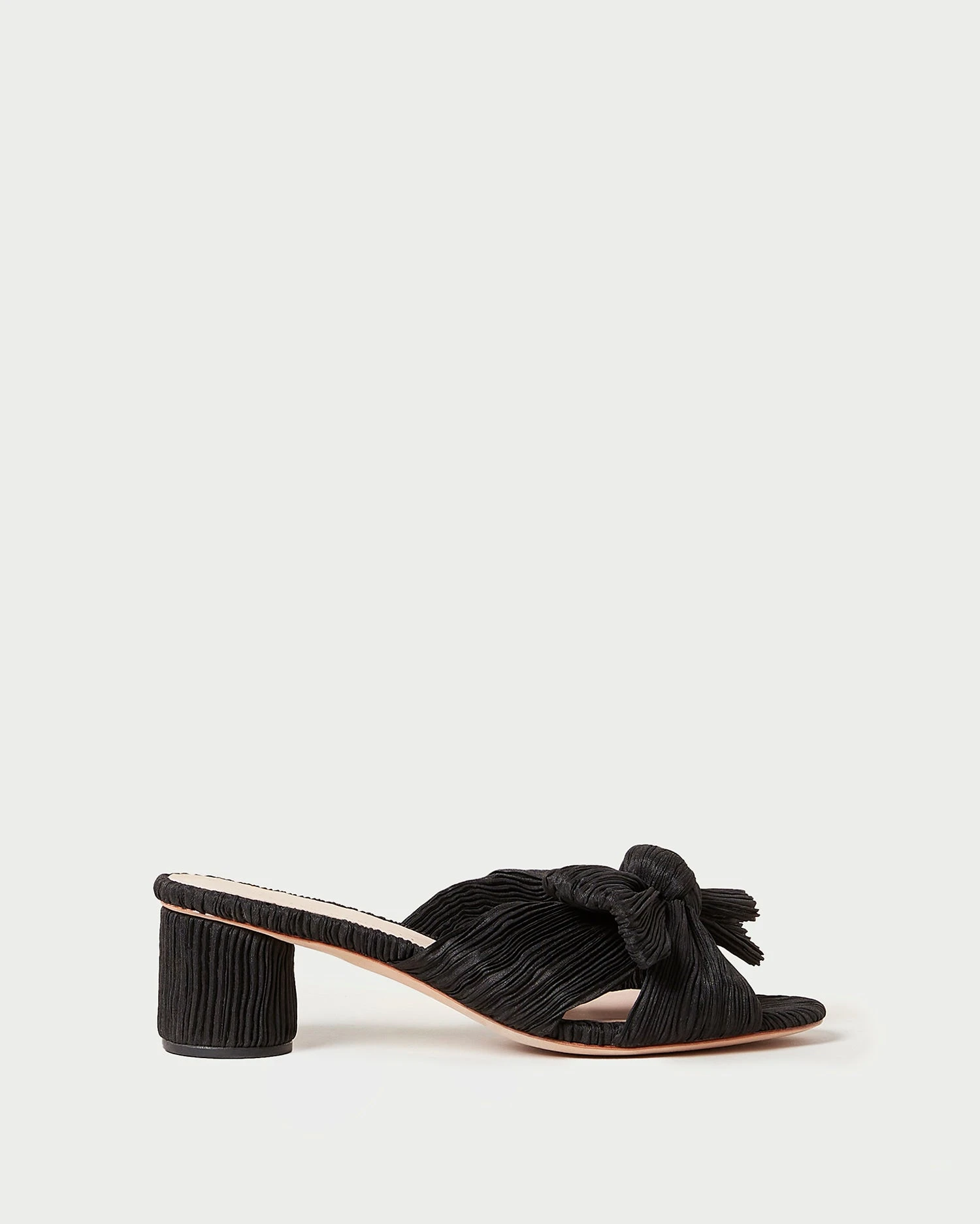Loeffler Randall Emilia Black Pleated Bow Heel 4 Loeffler Randall Emilia Black Pleated Bow Heel - Image 2