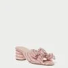 Loeffler Randall Emilia Pink Gingham Bow Heel