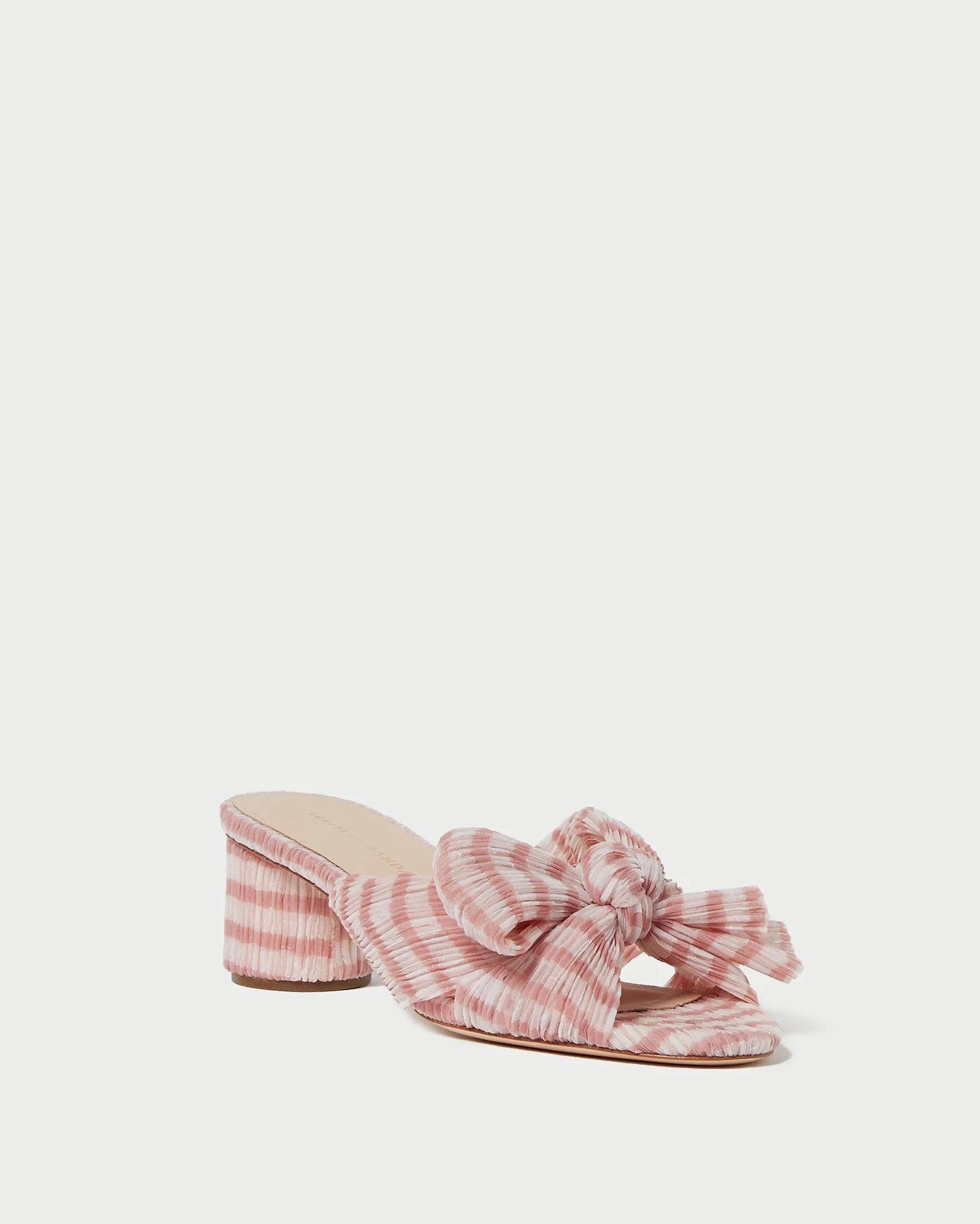 Loeffler Randall Emilia Pink Gingham Bow Heel 3 Loeffler Randall Emilia Pink Gingham Bow Heel