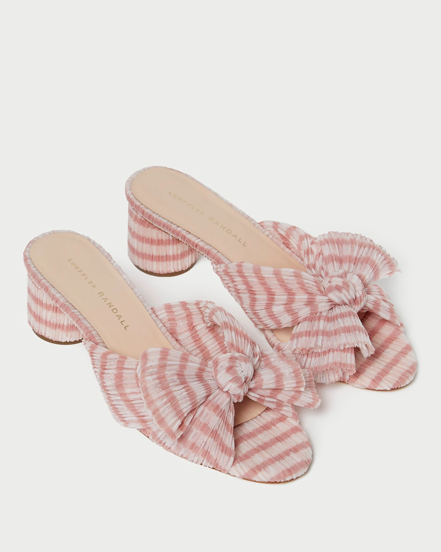 Loeffler Randall Emilia Pink Gingham Bow Heel 5 Loeffler Randall Emilia Pink Gingham Bow Heel - Image 3
