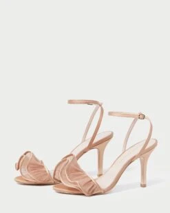 Loeffler Randall Estella Beauty Ruffle Heeled Sandal -Loeffler Randall ESTELLA PLFA BEATY 4 1