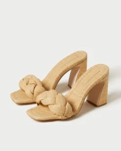 Loeffler Randall Freya Natural Braided Curve Mule -Loeffler Randall FREYA R NATRL 4 1