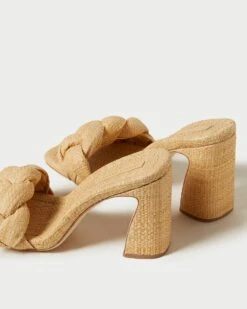 Loeffler Randall Freya Natural Braided Curve Mule -Loeffler Randall FREYA R NATRL 5